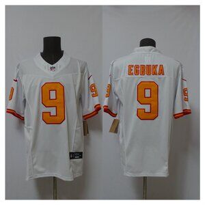 Mens Youths  Kids Emeka Egbuka White Vapor Jersey Stitched